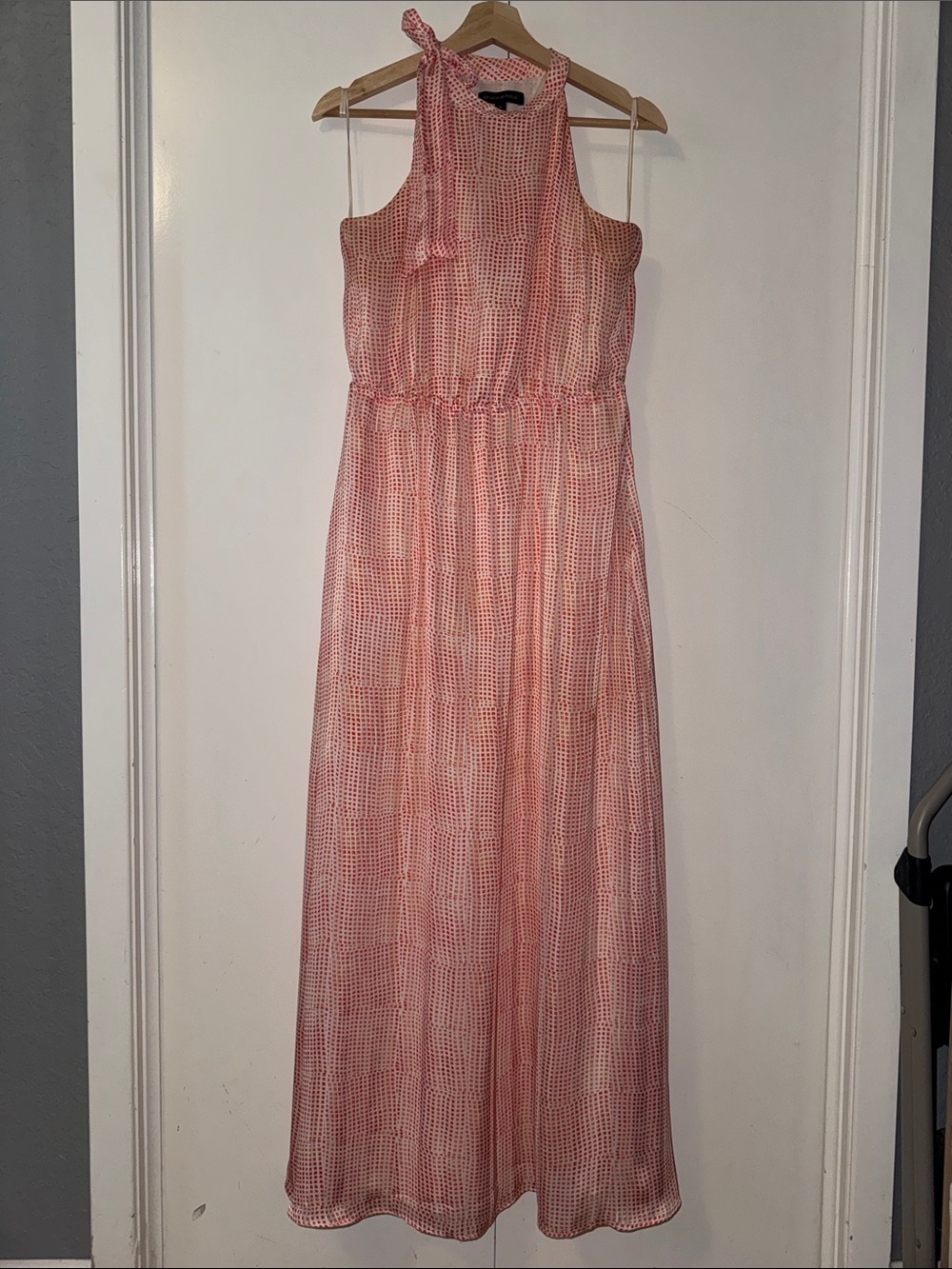 Banana Republic Halter Maxi Dress with Tie Neck